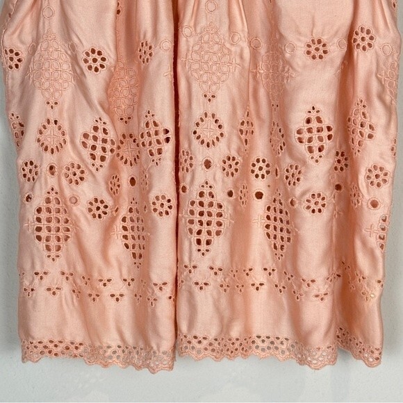 Anthropologie Vanessa Virginia Eyelet Swing Tank Top 2 - Picture 4 of 8